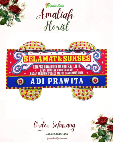 Papan Bunga Ucapan Selamat Pengambengan